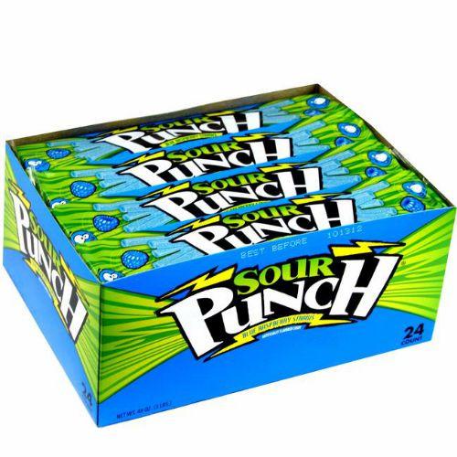 Sour Punch Blue Raspberry (24 ct)