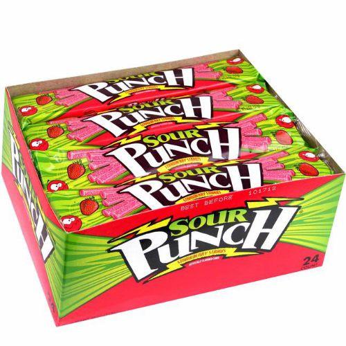 Sour Punch Strawberry (24 ct)