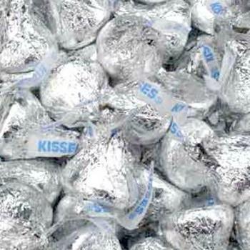 Hershey's Milk Chocolate Kisses Silver 56oz