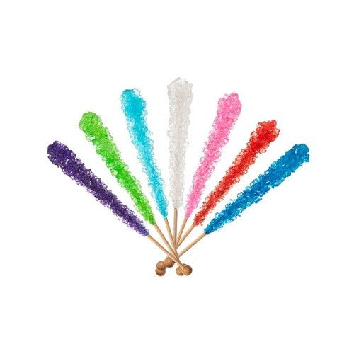 Rock Candy Crystal Sticks Assorted (12 ct)