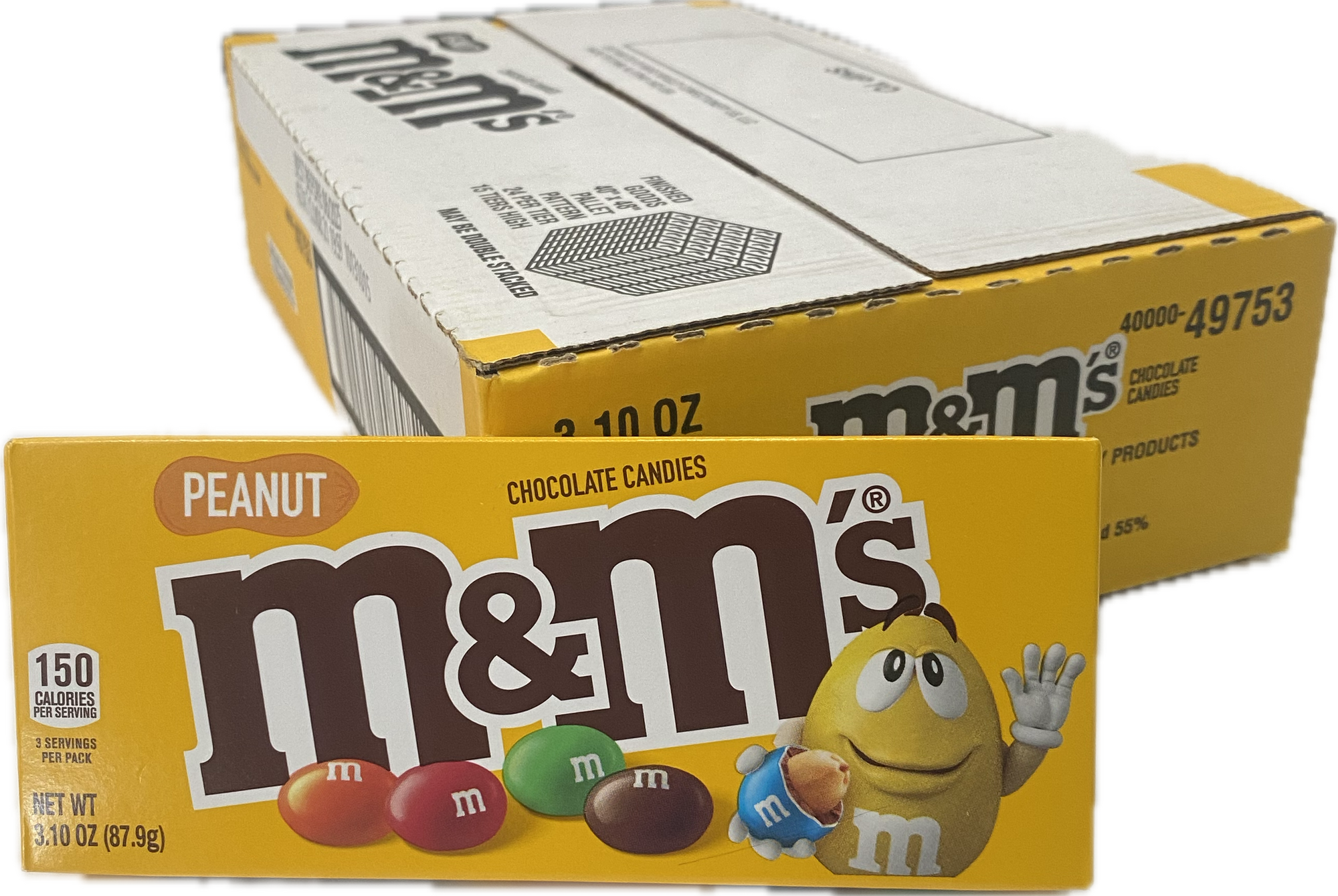 M&M’s Peanut 3.1oz Theater (12ct)