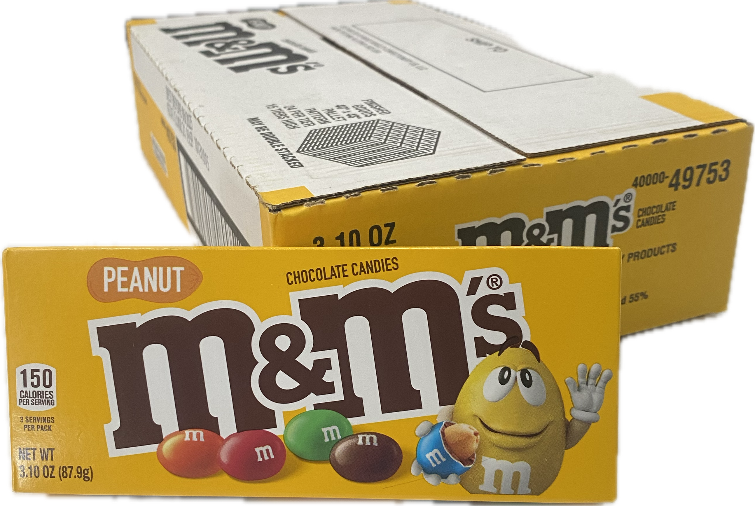 M&M's Peanut 3.1oz Theater (12ct) - Wholesale Candy Warehouse