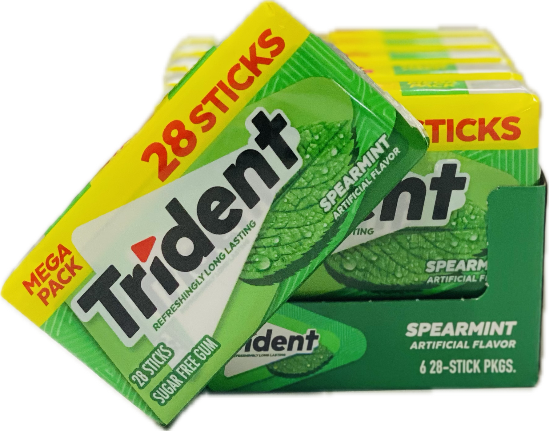 Trident Spearmint Gum Mega Pack (6ct)