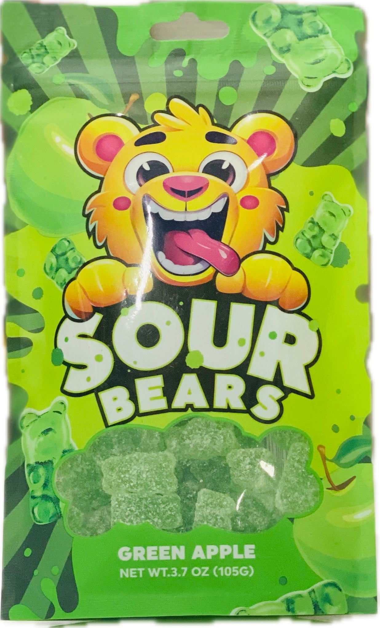 Sour Bears Apple Peg (12 ct)