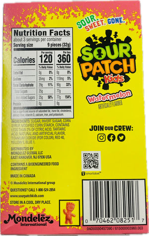 Sour Patch Kids Watermelon 3.5oz Theater (12ct)