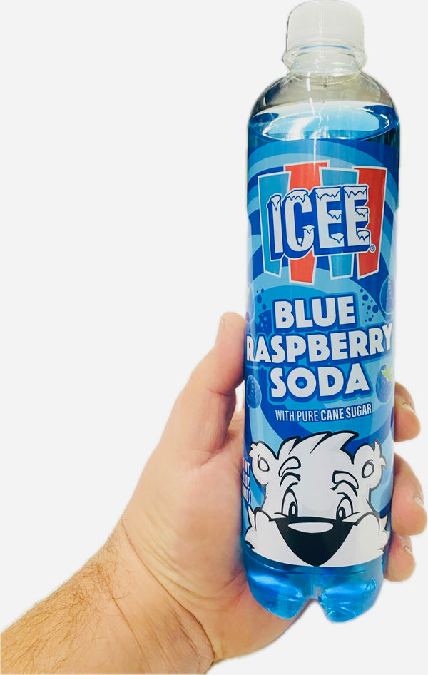 ICEE Soda Blue Raspberry 17oz (12ct) - Wholesale Candy Warehouse