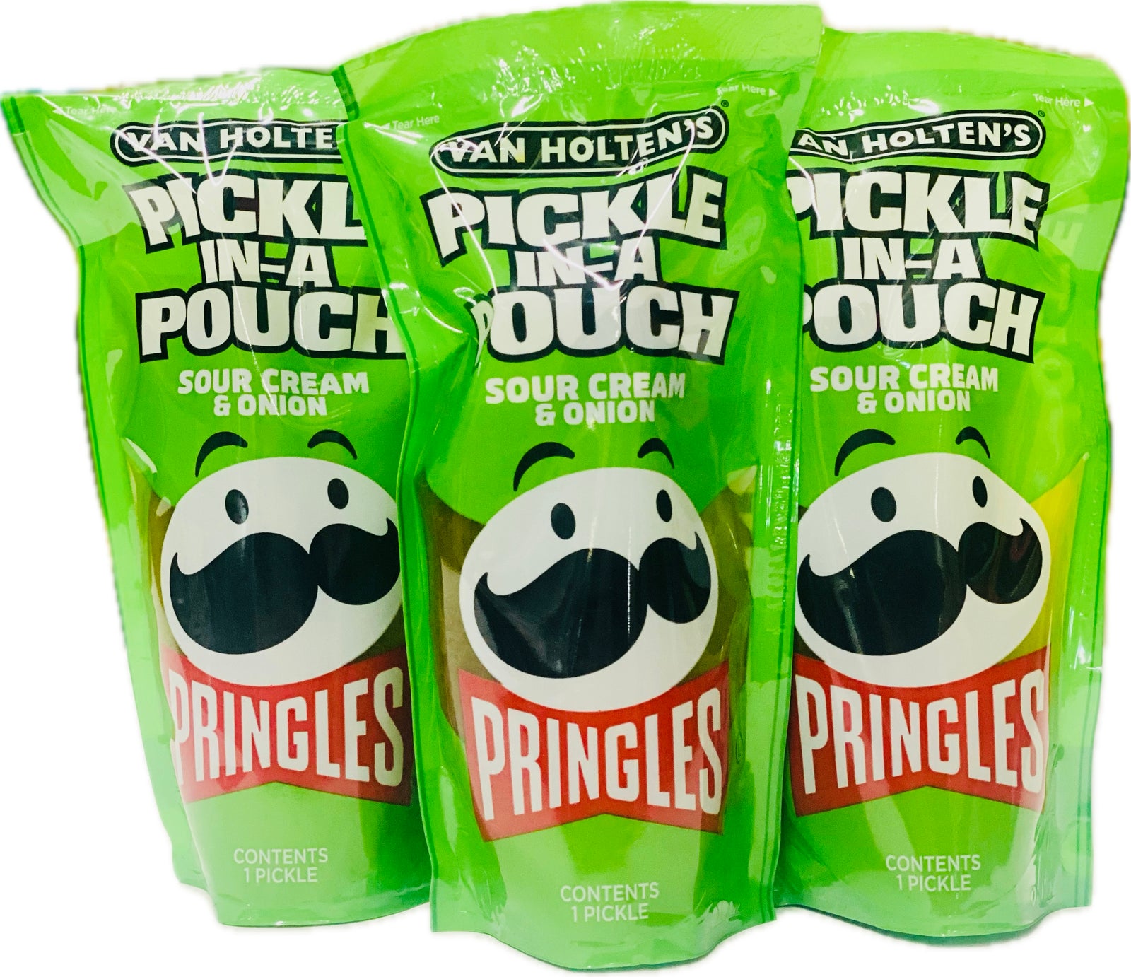 Van Holtens Pickle Pringles Sour Cream & Onion (12 ct)