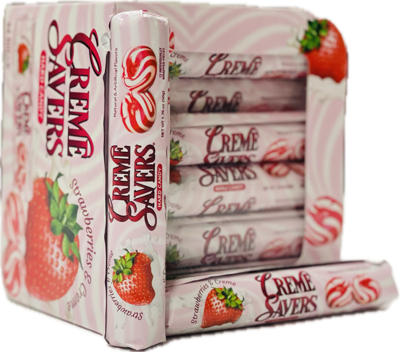 Creme Savers Strawberries & Creme Rolls (24ct)