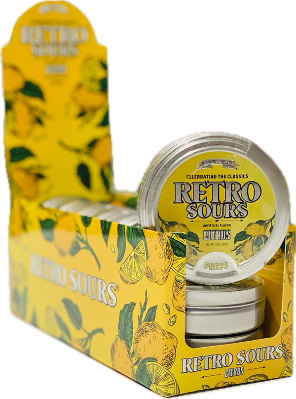 Retro Sours Citrus (8ct) - Wholesale Candy Warehouse
