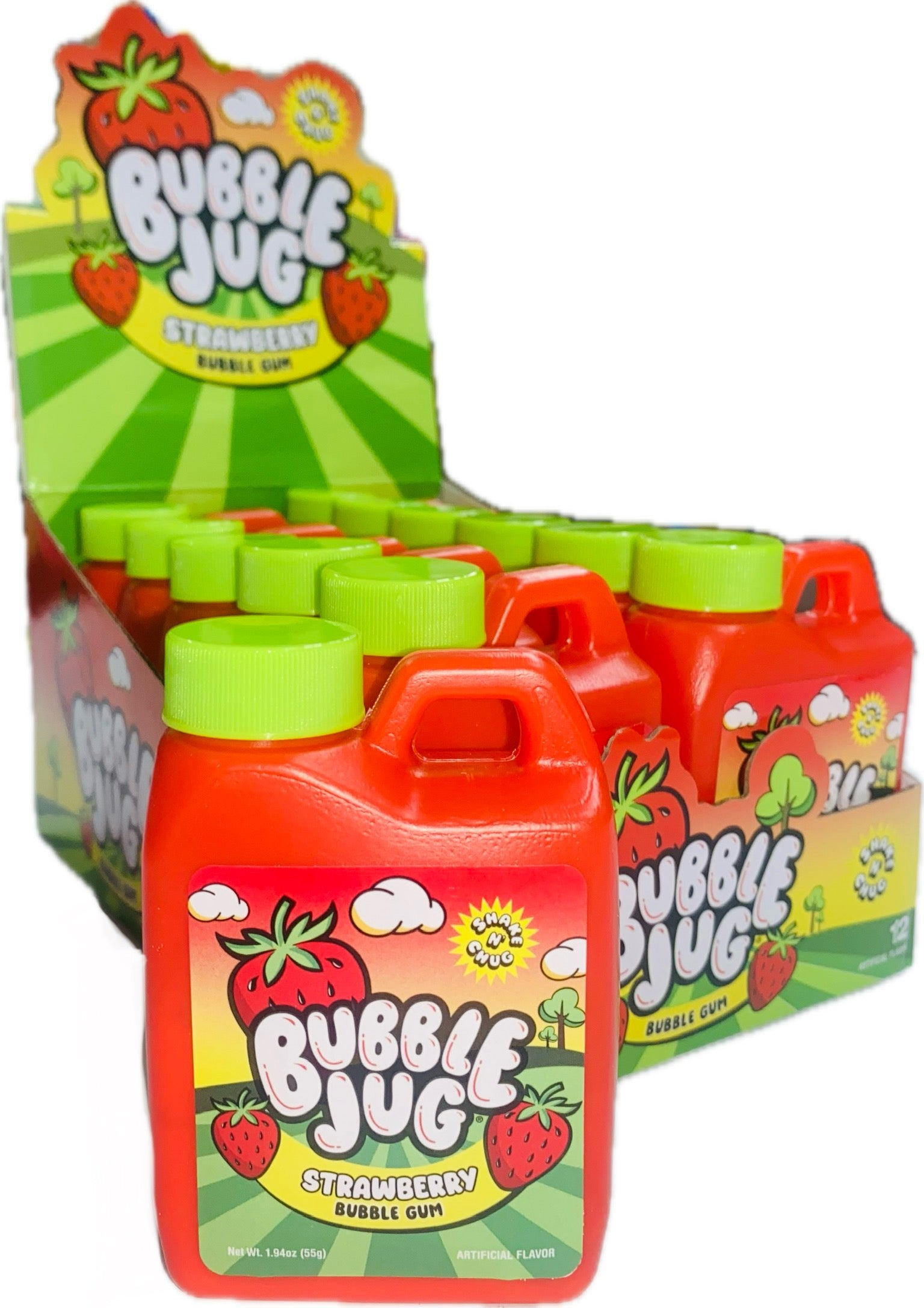 Bubble Jug Strawberry Bubble gum (12ct)