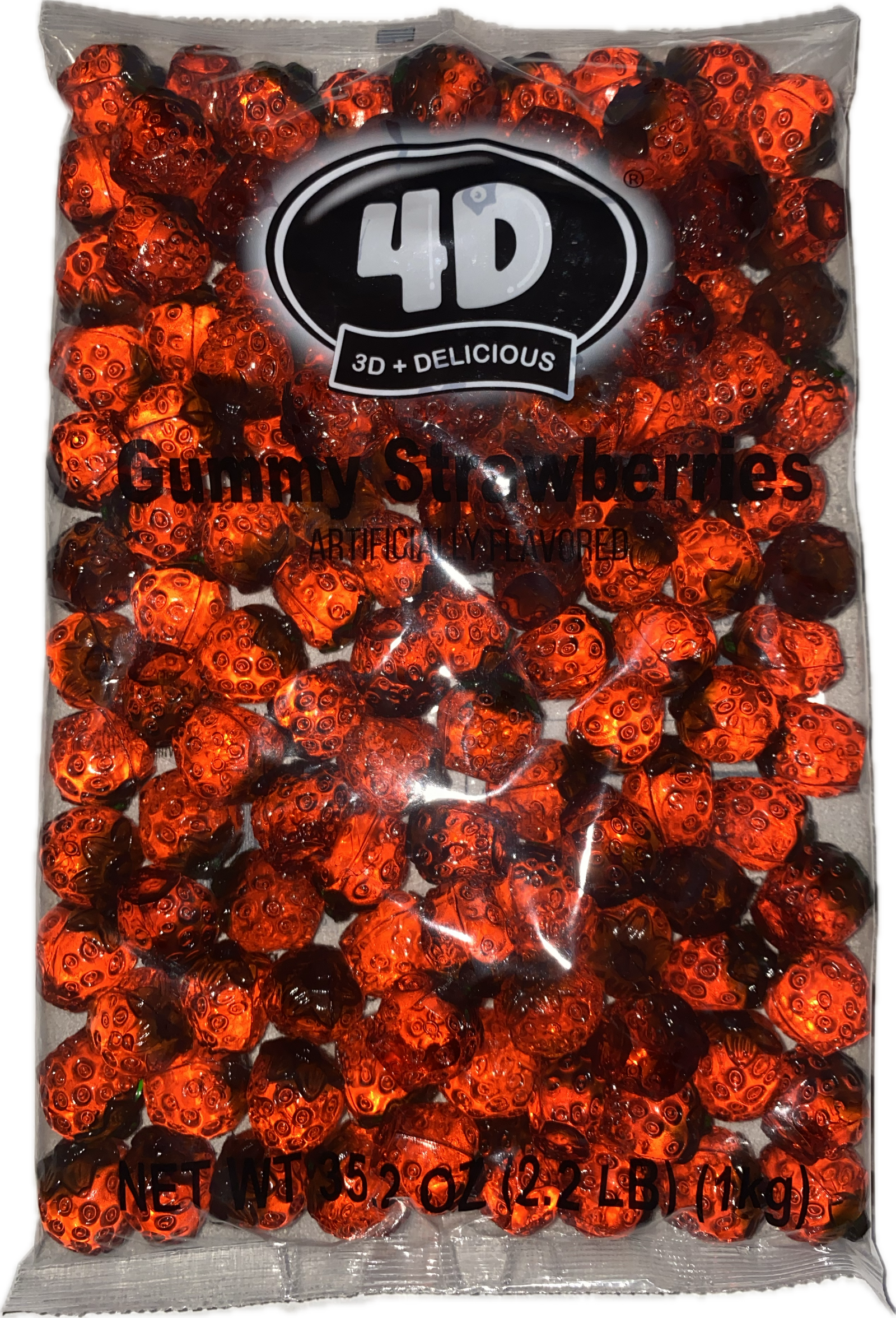 4D Gummy Strawberries 2.2lb