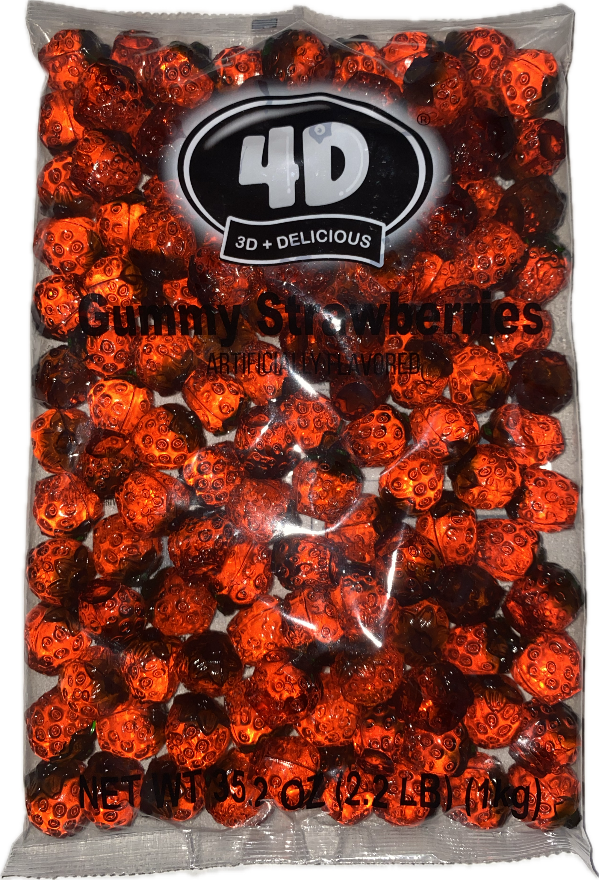 4D Gummy Strawberries 2.2lb