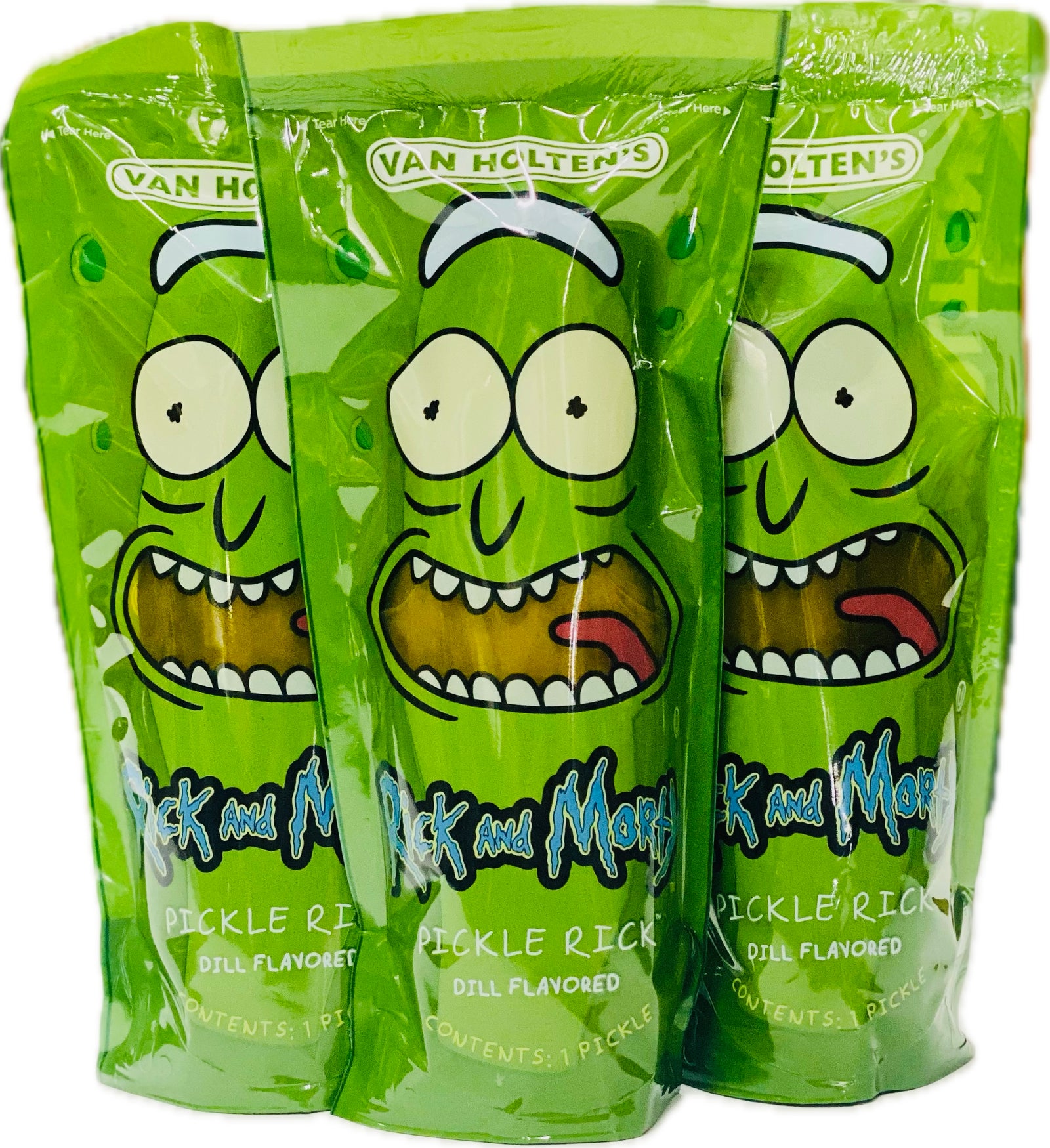 Van Holtens Pickle Rick and Morty  (12 ct)