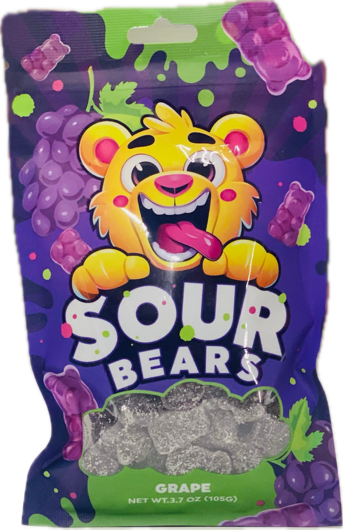 Sour Bears Grape Peg (12 ct)