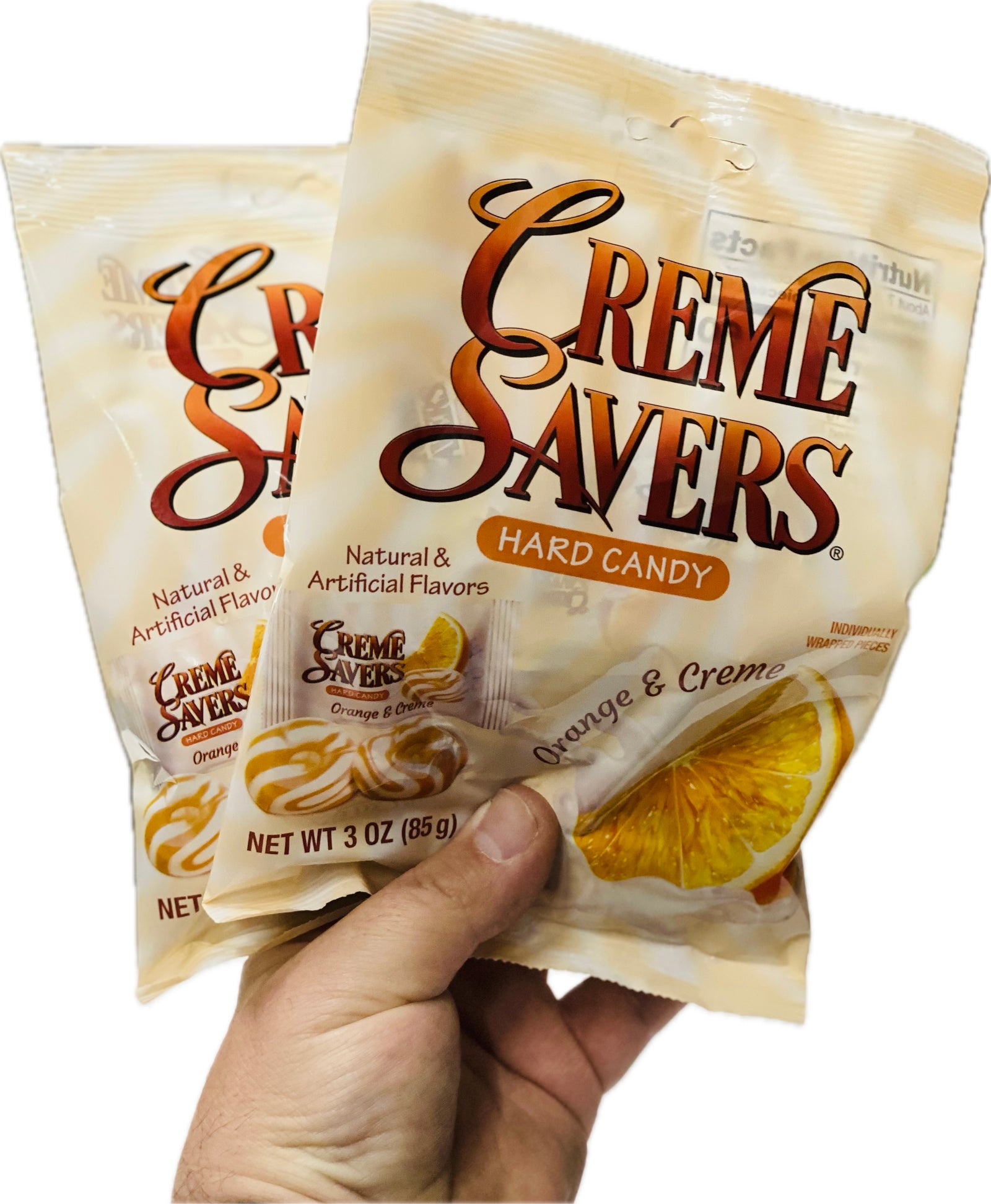 Creme Savers Orange & Creme 3oz peg (12ct)