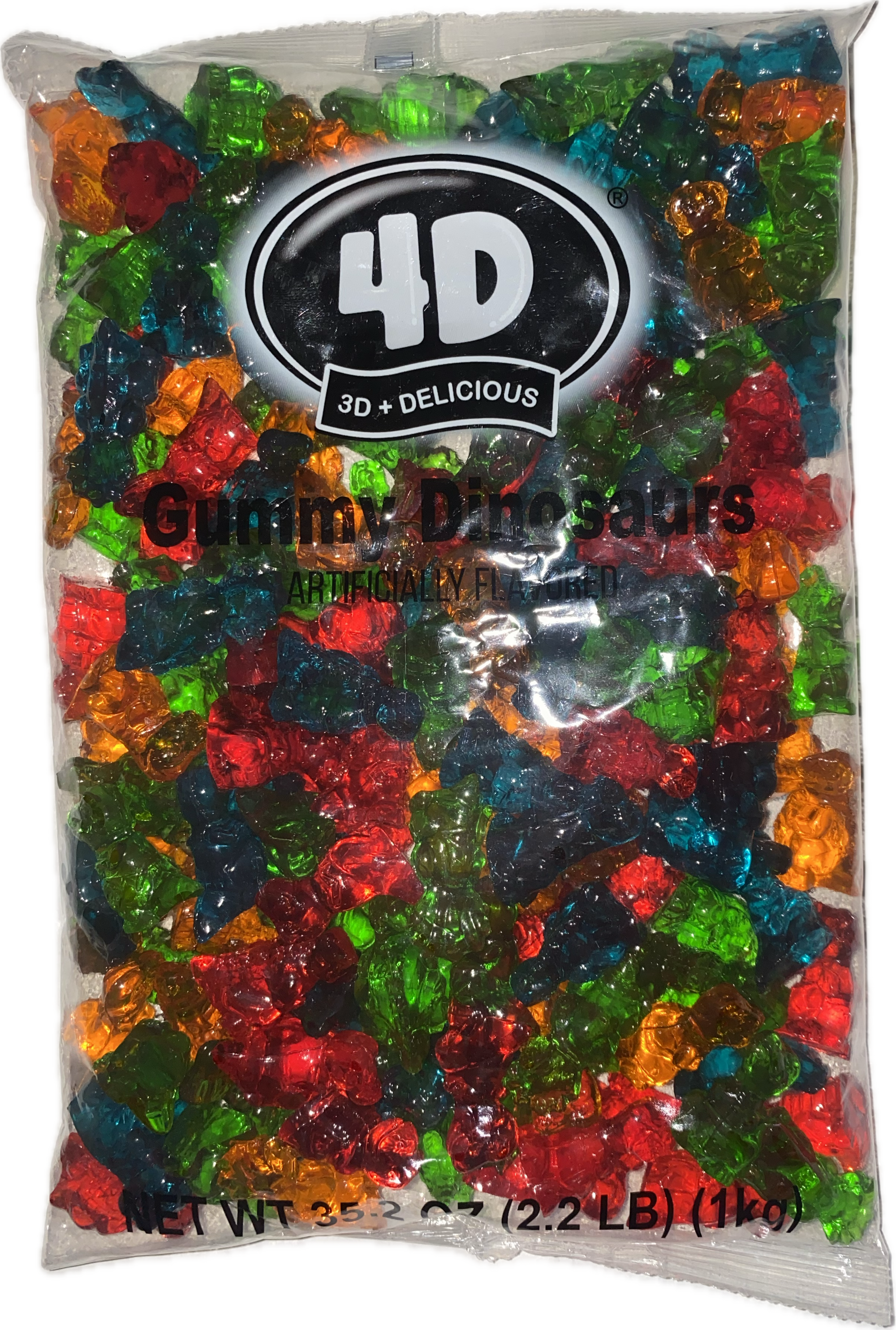 4D Gummy Dinosaurs 2.2lb