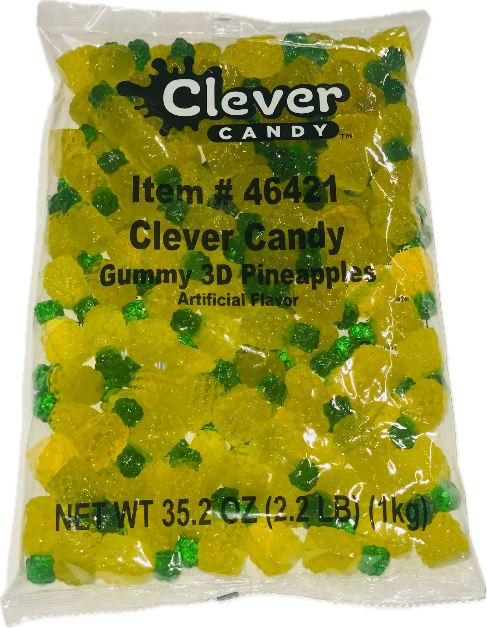 Clever Gummy 3D Pineapples 2.2lb