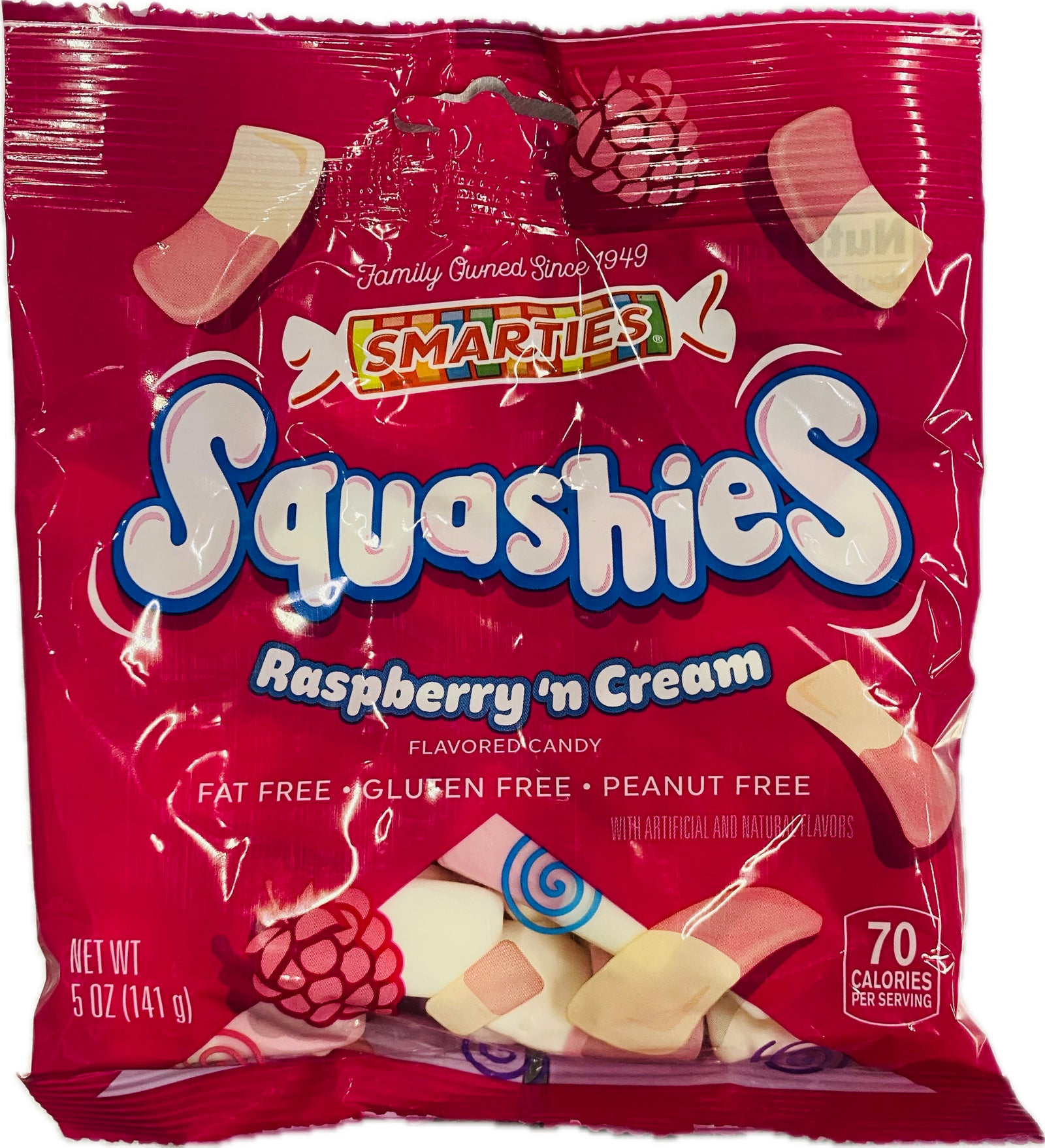 Squashies Raspberry & Cream 5oz (12ct)