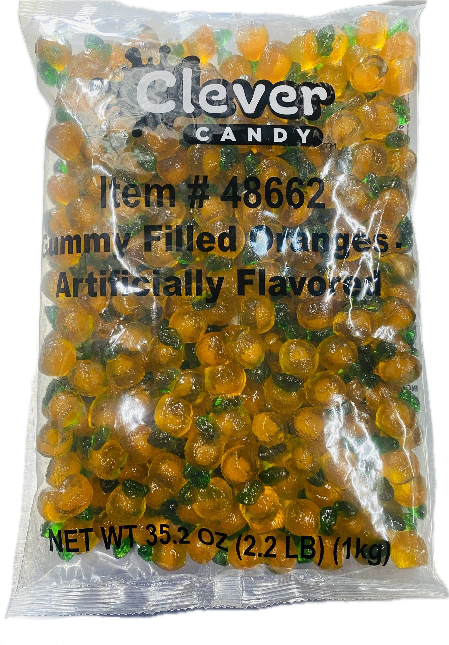 Clever Gummy Filled Oranges (2.2lb)