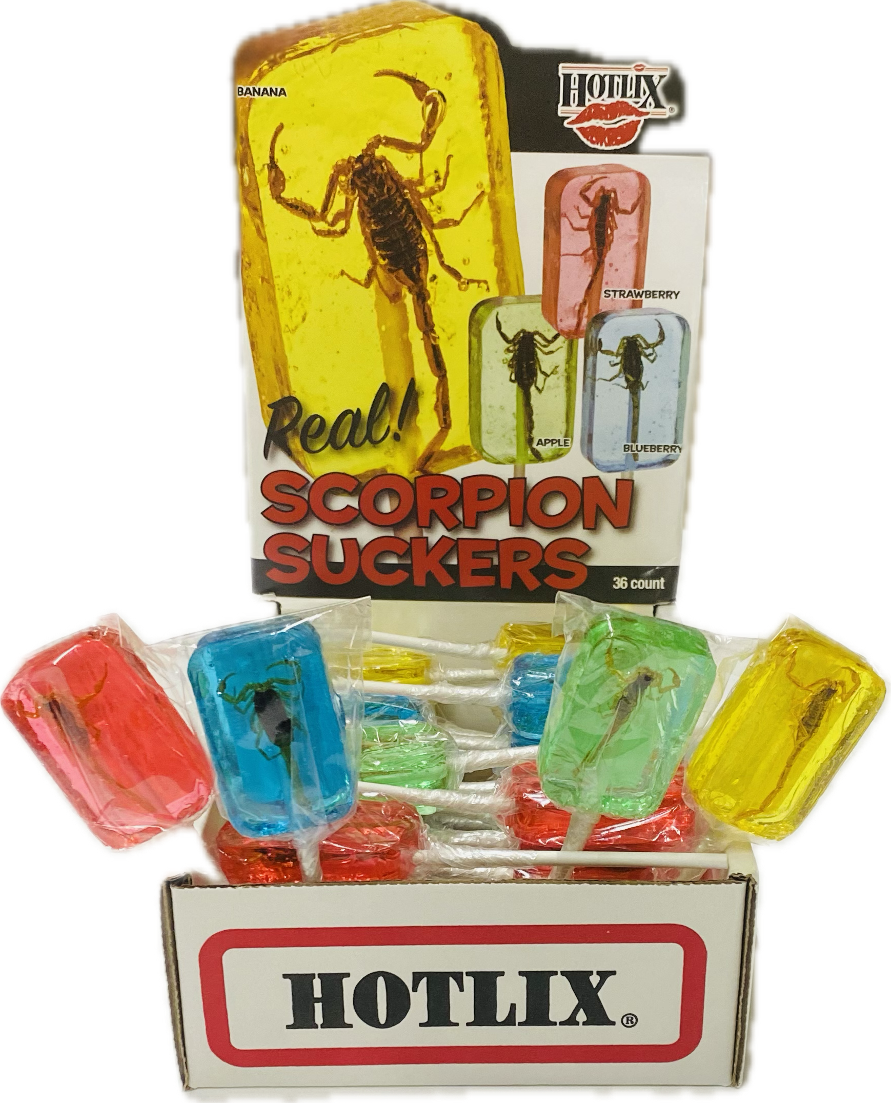 Hotlix Scorpion Suckers (36ct)