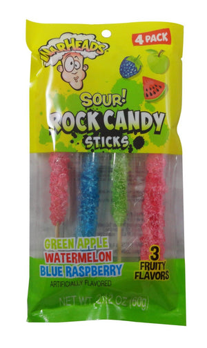 Warhead Sour Rock Sticks 4pc (12ct)