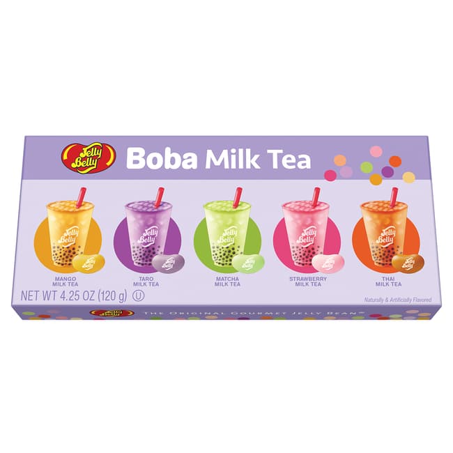 Jelly Belly Boba Milk Tea gift Box (12-4.25 oz)