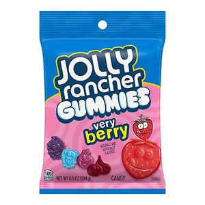 Jolly Rancher Gummies Berries 6.5oz Peg (12ct)