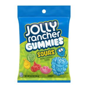 Jolly Rancher Gummies Sour 6.5oz Peg (12ct)