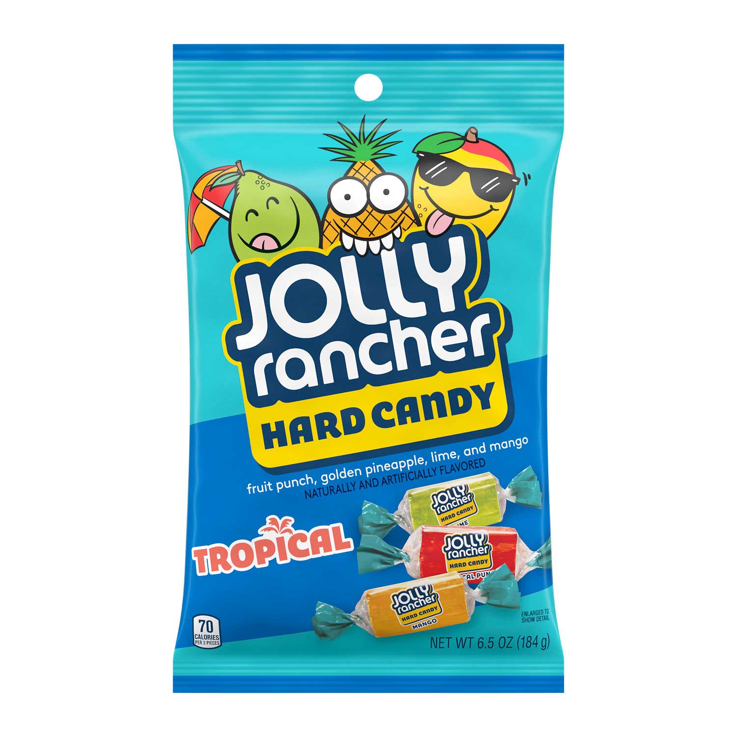 Jolly Rancher Hard Tropical 6.5oz Peg (12ct)