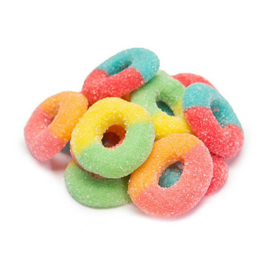 Gummy Rings Neon 5lb