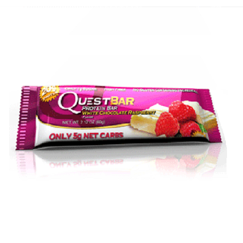 Quest Bar White Chocolate Raspberry (12 ct) - Wholesale Candy Warehouse