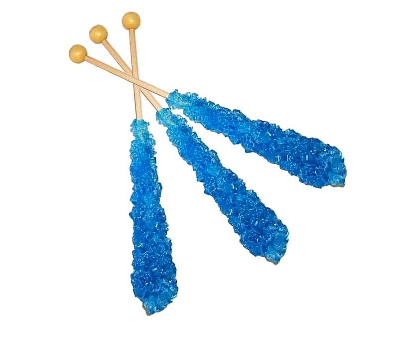 Rock Candy Crystal Sticks Blue Raspberry (12 ct)