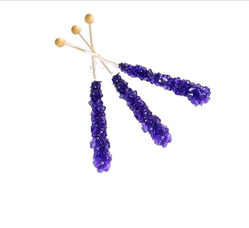 Rock Candy Crystal Sticks Grape (12 ct)