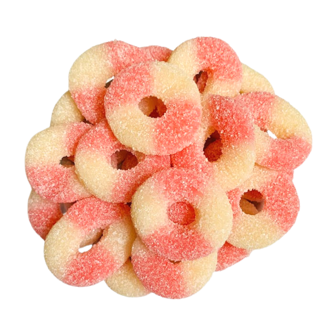 Fini Sour Pink Lemonade Gummy Rings