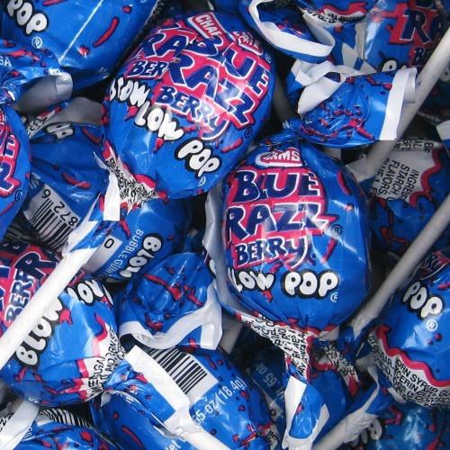 Charms Blow Pop Blue Razz Berry (48 ct)
