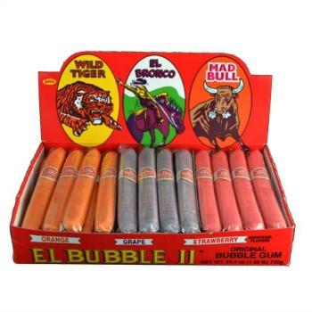 El Bubble II Bubble Gum Cigars 3 Flavors (36 ct)