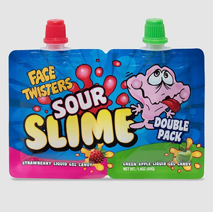 Face Twisters Sour Slime Double Pack (18ct)