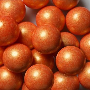 Gumballs Shimmer Orange 1"