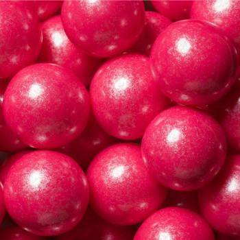 Gumballs Shimmer Bright Pink 1"