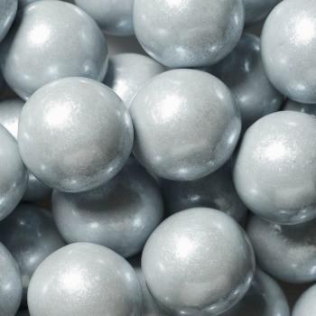 Gumballs Shimmer Silver 1"