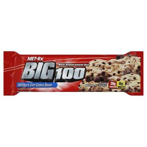 Met Rx Big 100 Chocolate Chip Cookie Dough (9 ct)