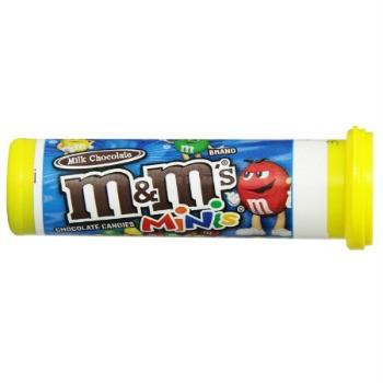 M&M MINIS MILK CHOCOLATE MEGA TUBES