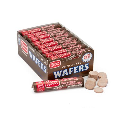 Necco Wafers Candy Rolls Chocolate (24 ct)
