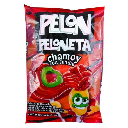 Pelon Peloneta Chamoy con Sandia (18 ct)