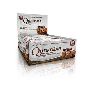 Quest Bar Chocolate Chip Cookie Dough (12 ct)