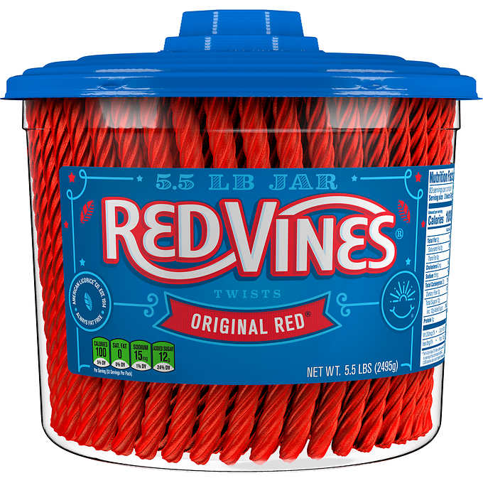 Red Vines Twists Jar 5.5lb
