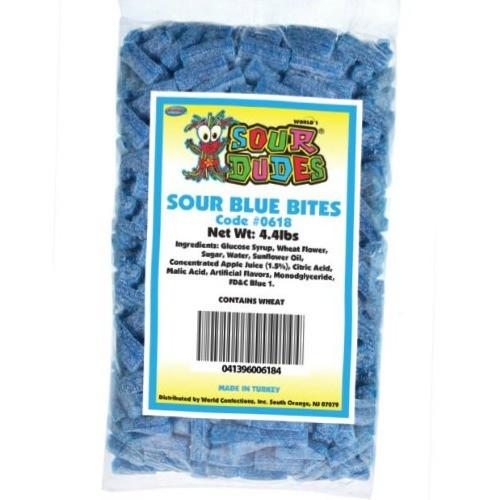 Sour Dudes Blue Bites (4.4 lbs)