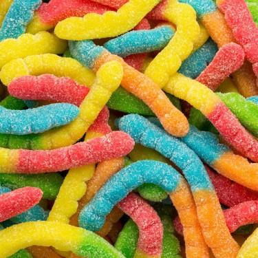 Albanese Sour Large Neon Gummi Worms (4.5 lb)
